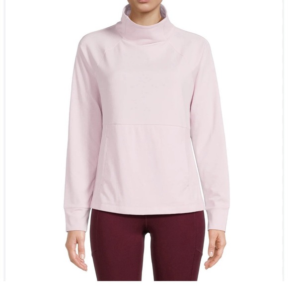 Avia Sweaters - Avía Women's Mock Neck Long Sleeve Pull Over Top Sz XXXL‎ NWT Pink